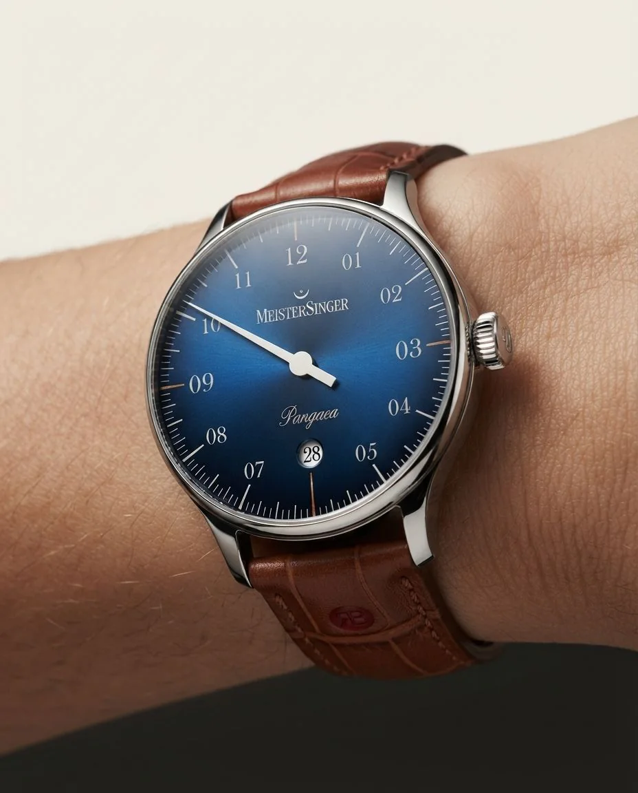 Pangaea Date Blau Dégradé · getragen