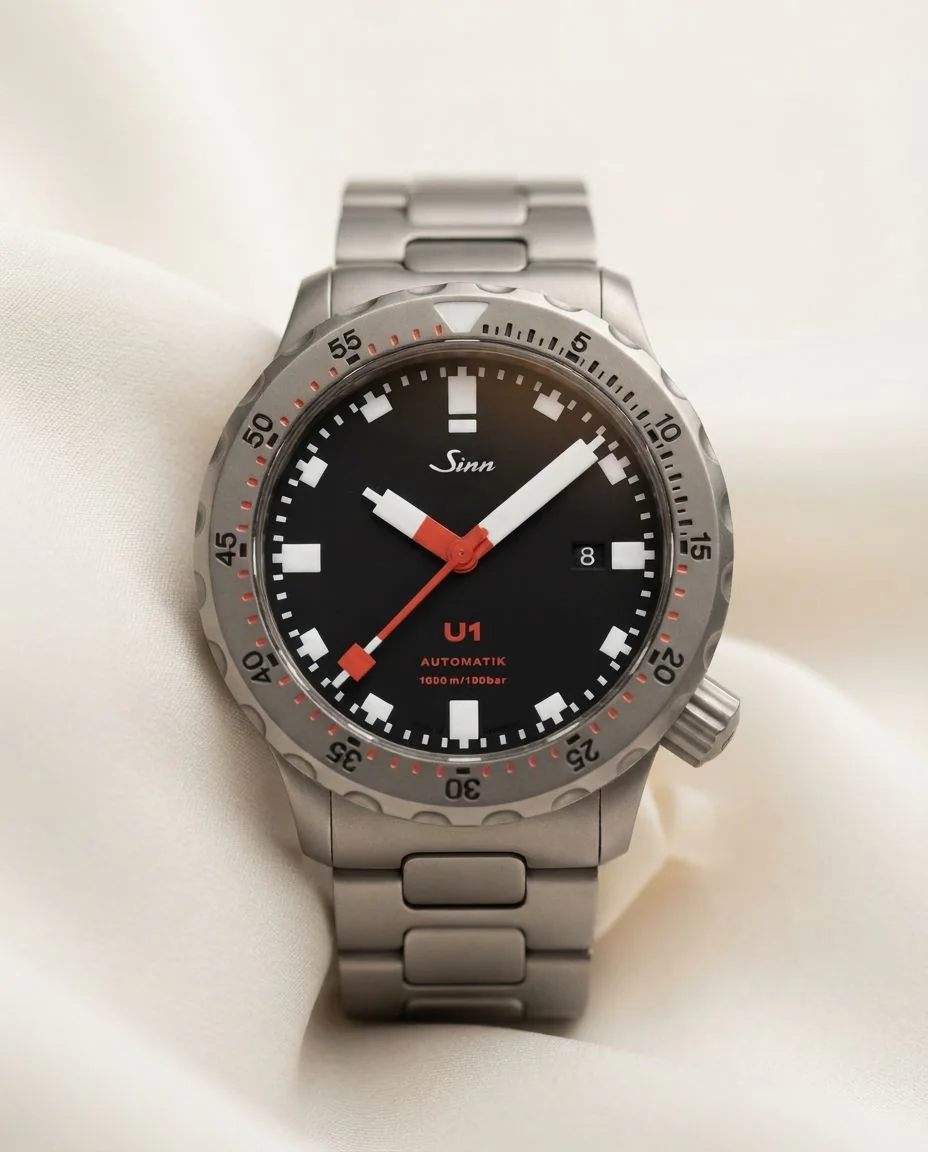 Taucheruhr U1 · drapiert