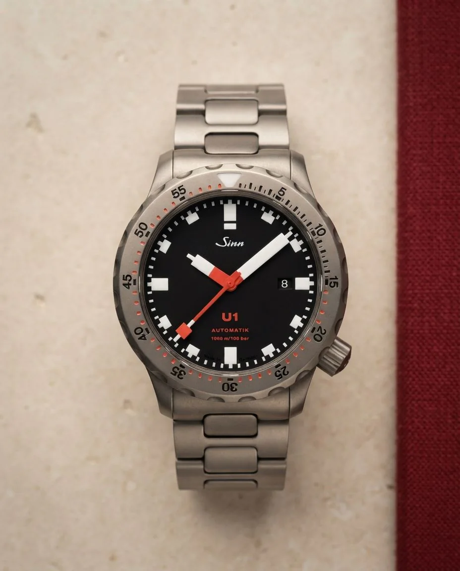 Taucheruhr U1 · drapiert