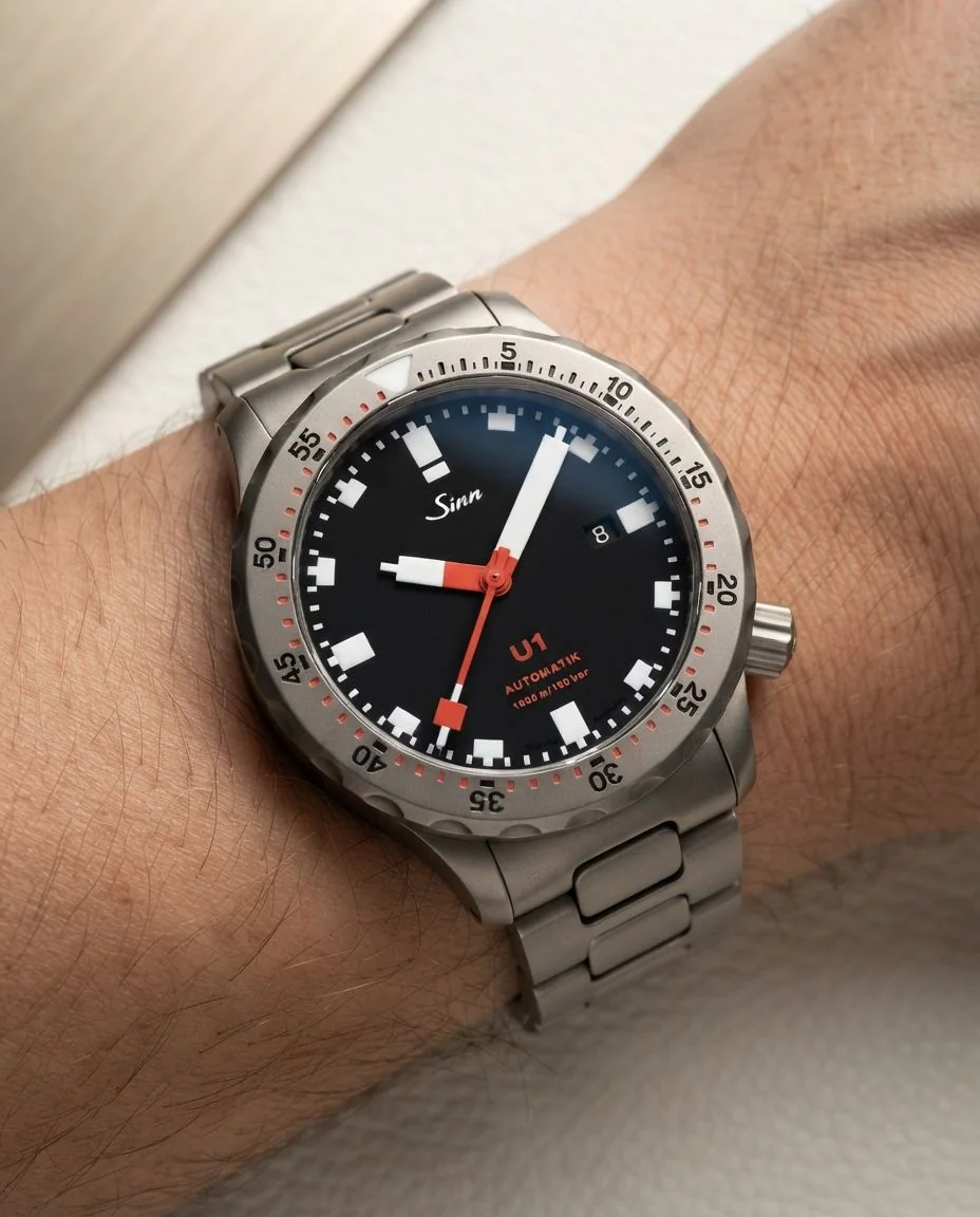 Taucheruhr U1 · getragen