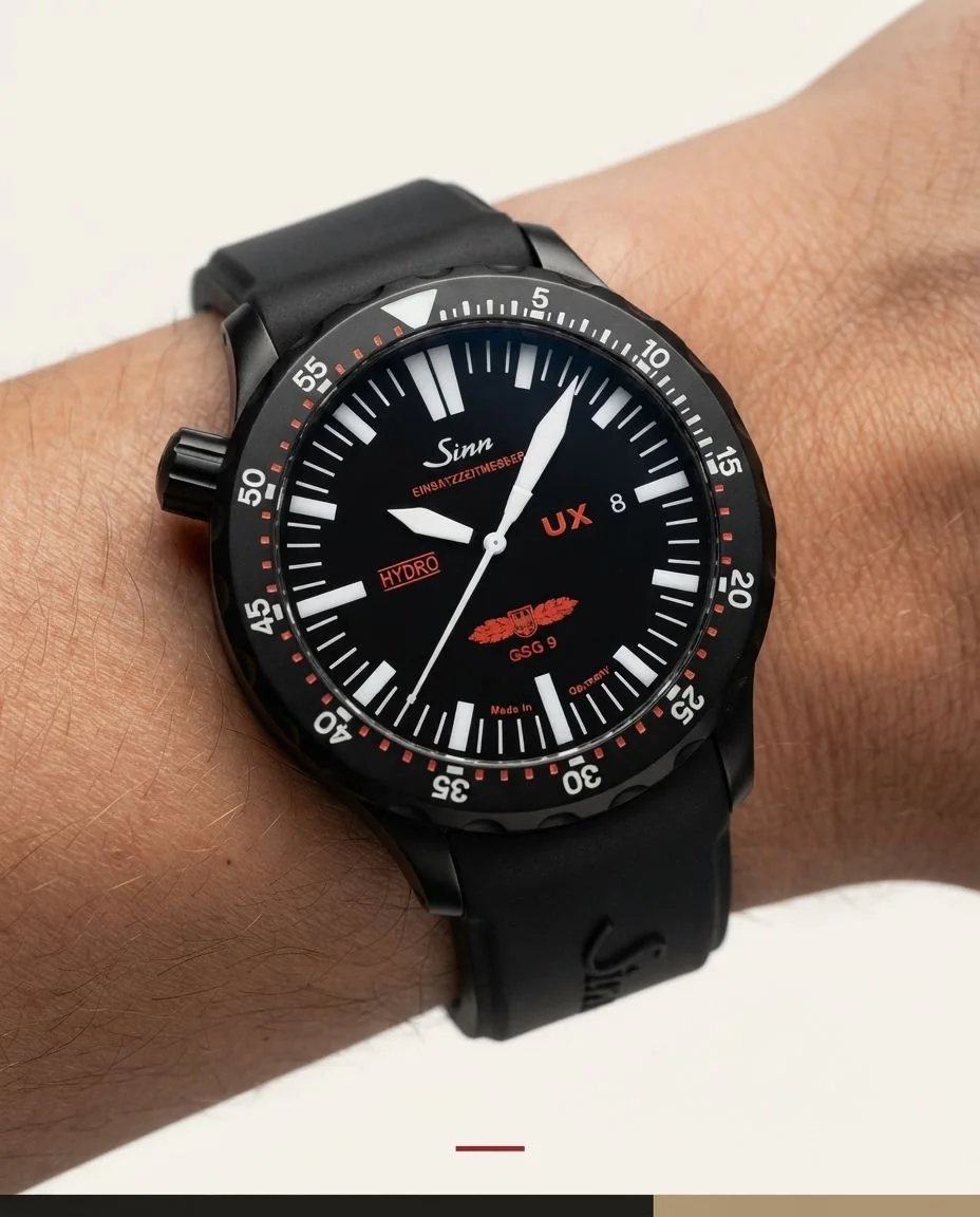 Taucheruhr UX S GSG 9 (EZM 2B) · getragen