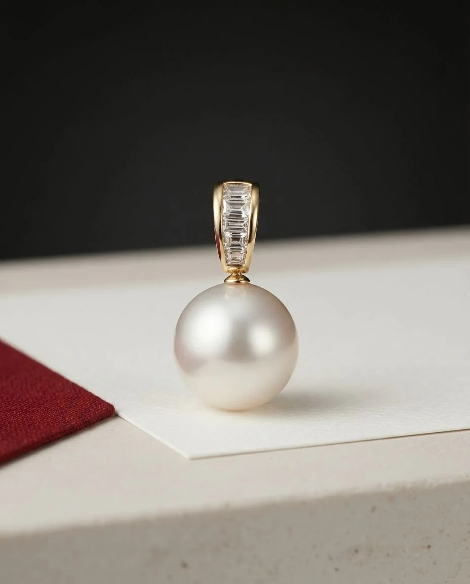 Anhänger 18 Karat Gelbgold · drapiert