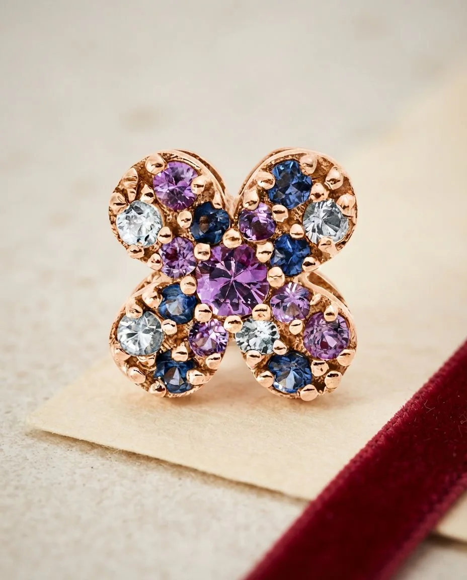 Anhänger 18 Karat Roségold · drapiert