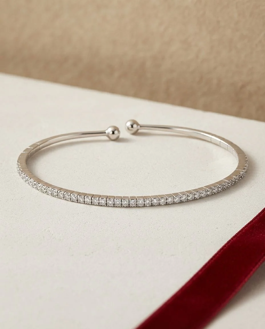 Armreif 18 Karat Gelbgold · drapiert