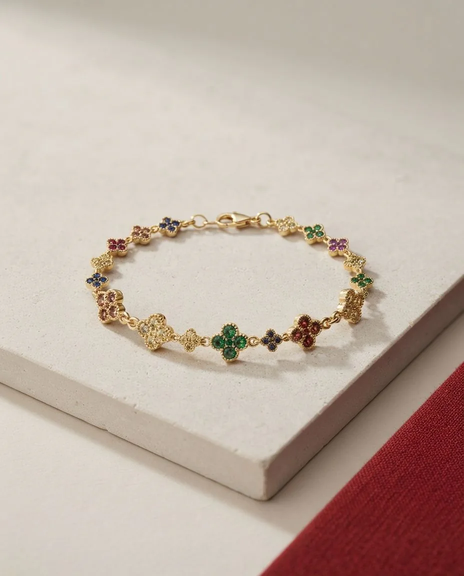 Armband 18 Karat Gelbgold · drapiert
