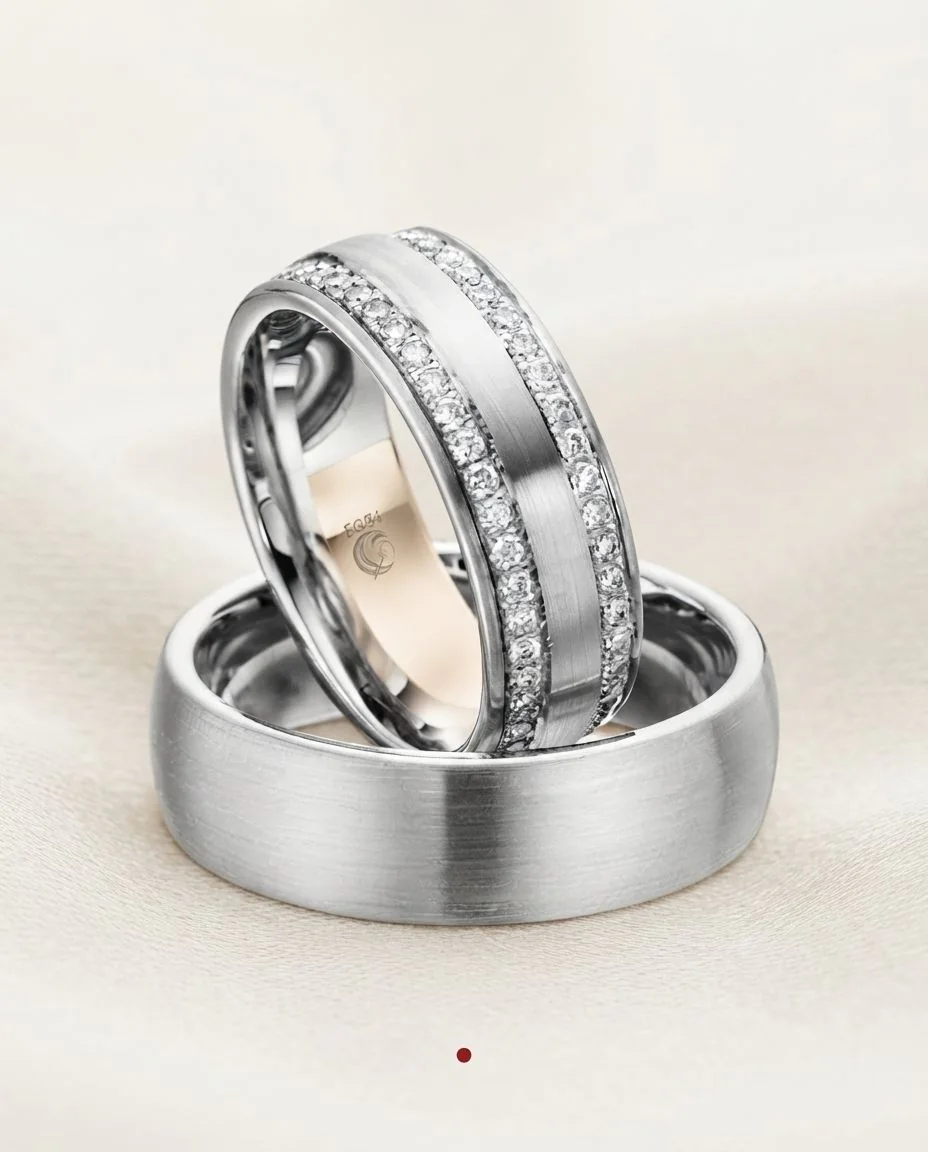 Trauringe · RU-1030-5 · Platin 600/- · drapiert