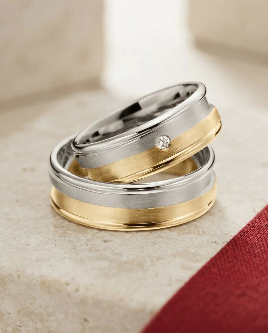 Trauringe · RU-1491-9 · Platin 600/- · drapiert