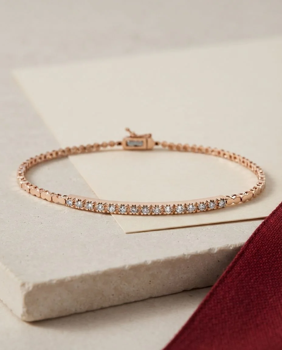 Armband 18 Karat Gelbgold · drapiert