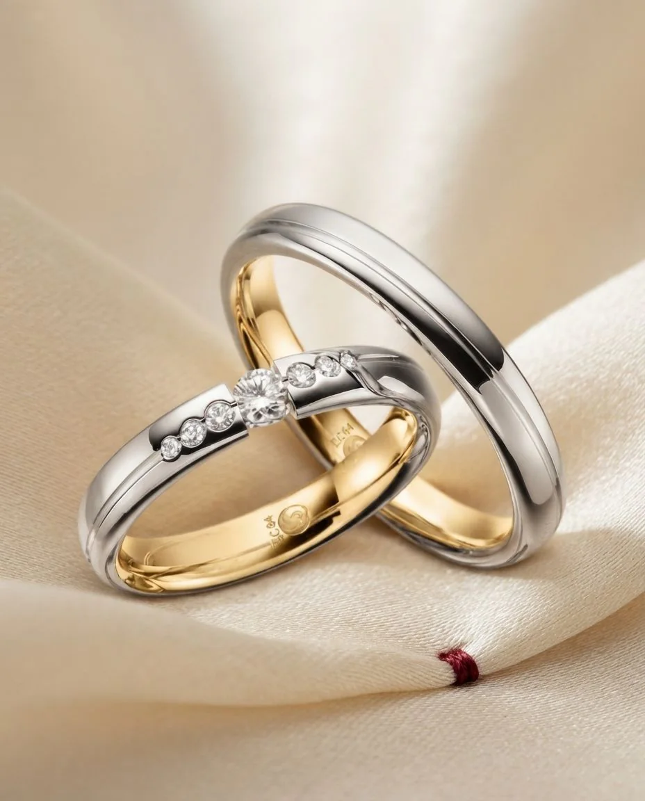 Trauringe · RU-1533-10 · Platin 600/- · drapiert