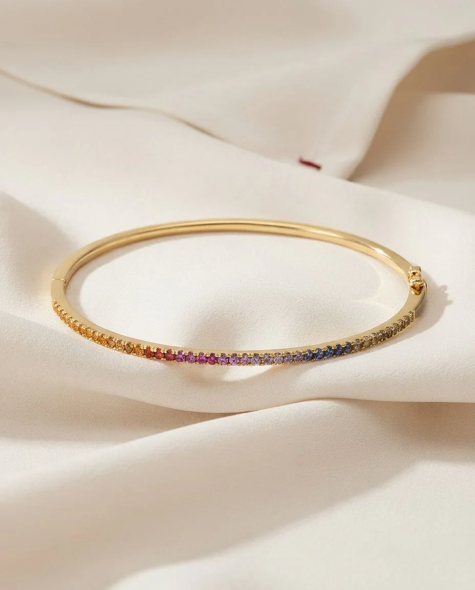 Armreif 18 Karat Gelbgold · drapiert