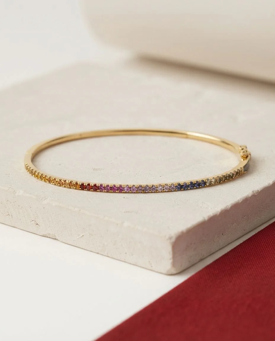 Armreif 18 Karat Gelbgold · drapiert