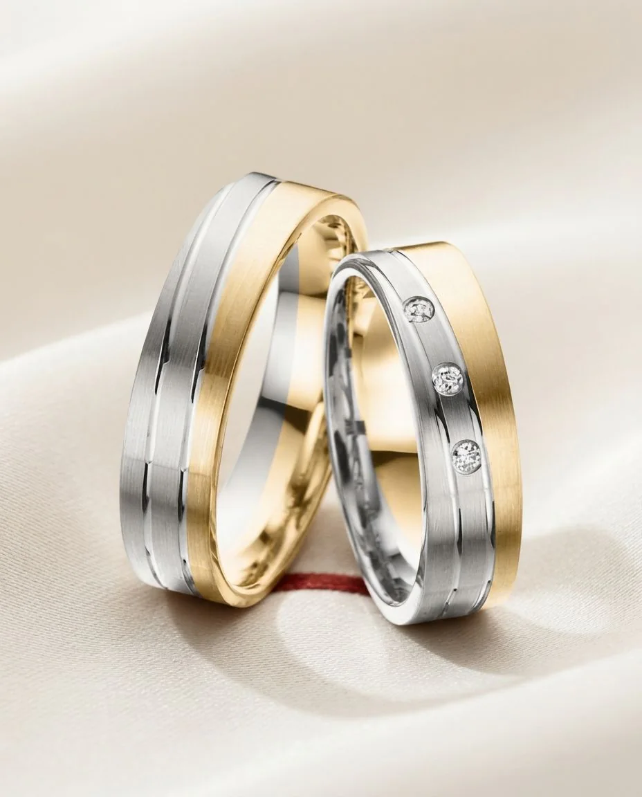 Trauringe · RU-1471-5 · Platin 600/- · drapiert