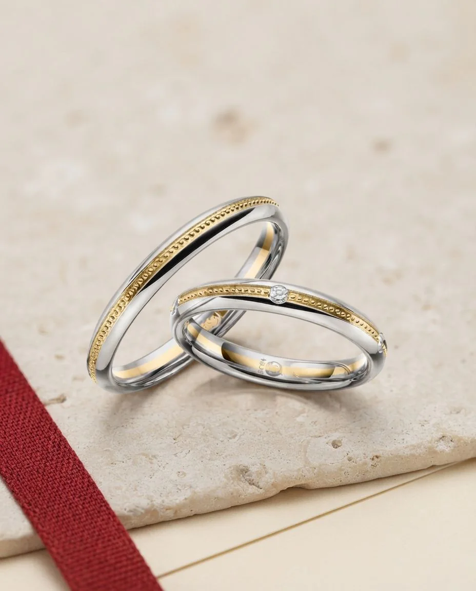 Trauringe · RU-1620-11 · Platin 600/- · drapiert