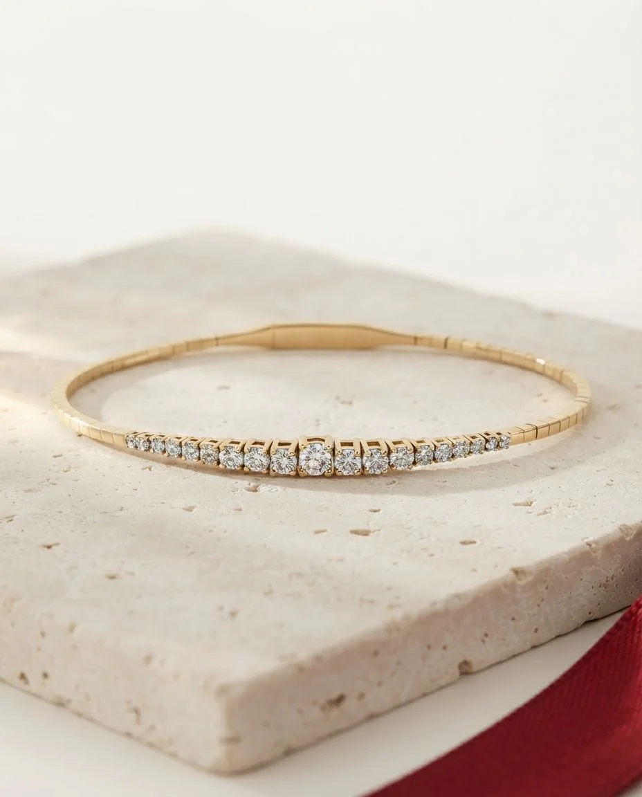 Armband 18 Karat Gelbgold · drapiert