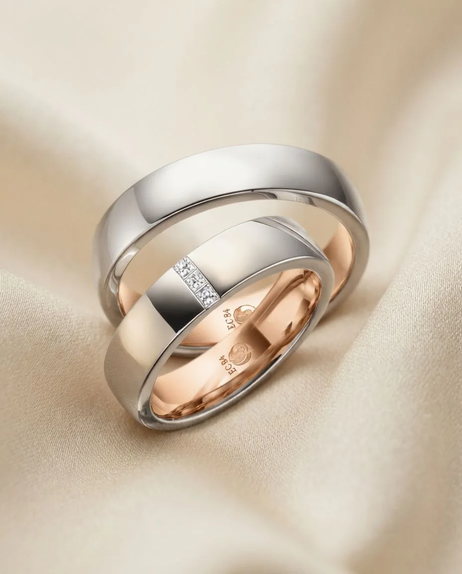 Trauringe · RU-1541-11 · Platin 600/- · drapiert