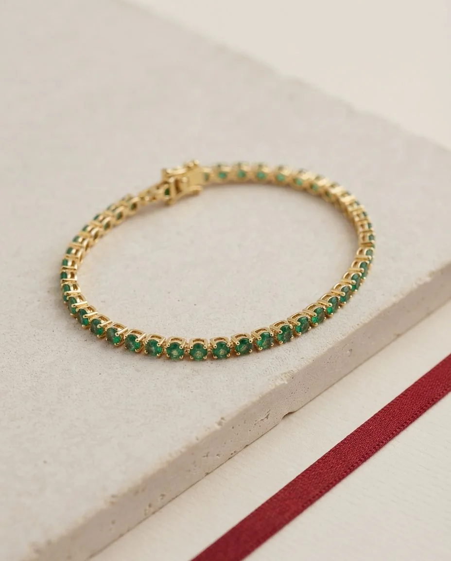 Armband 18 Karat Gelbgold · drapiert