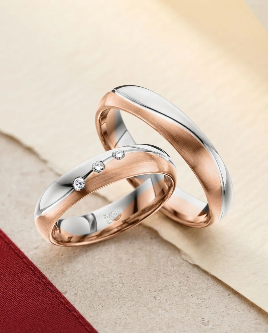 Trauringe · RU-1022-11 · Platin 600/- · drapiert