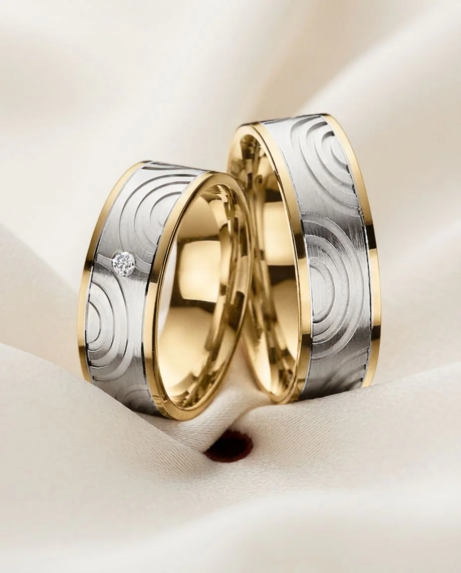 Trauringe · RU-1473-5 · Gelbgold 585/- · drapiert