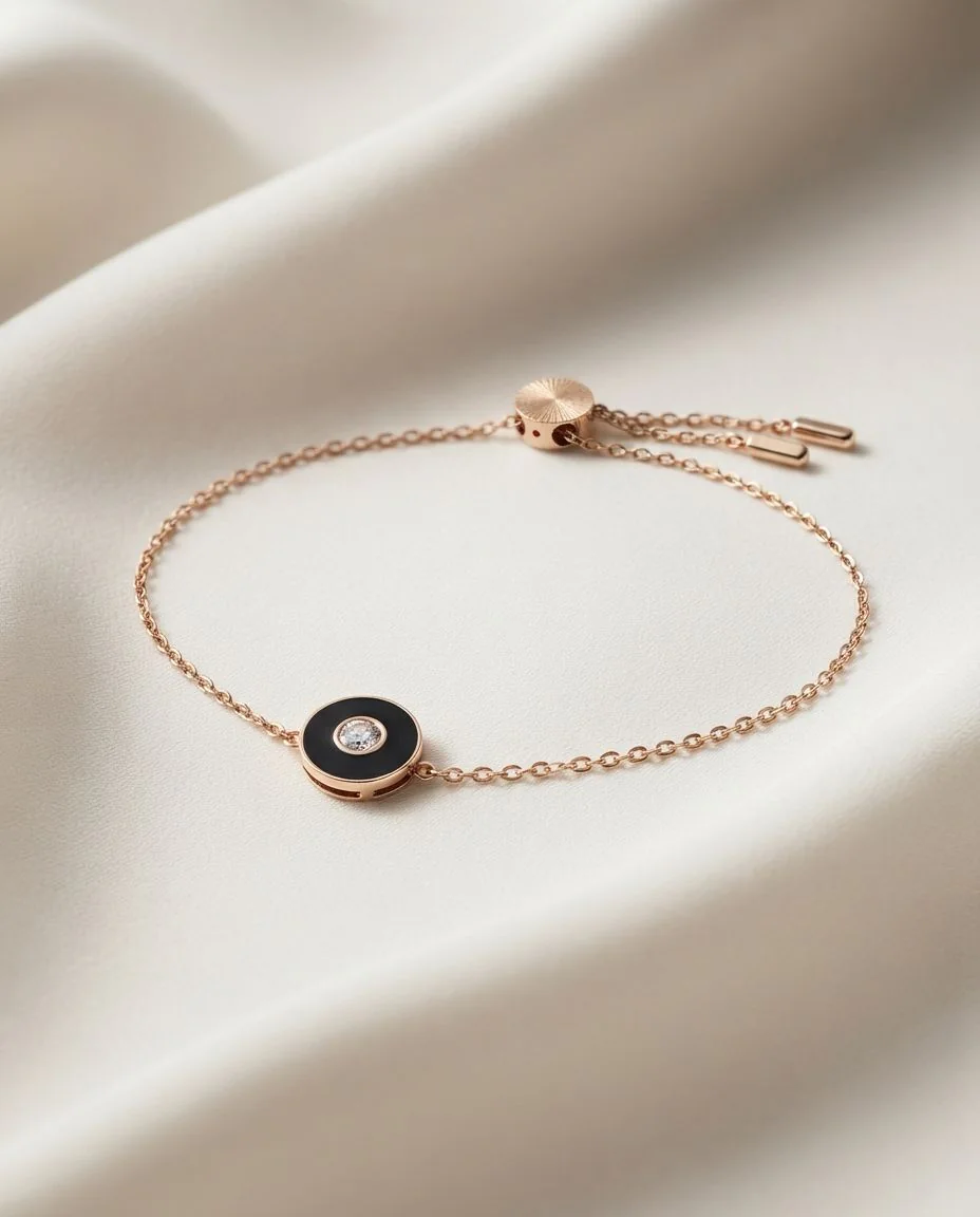 Armband 18 Karat Roségold · drapiert