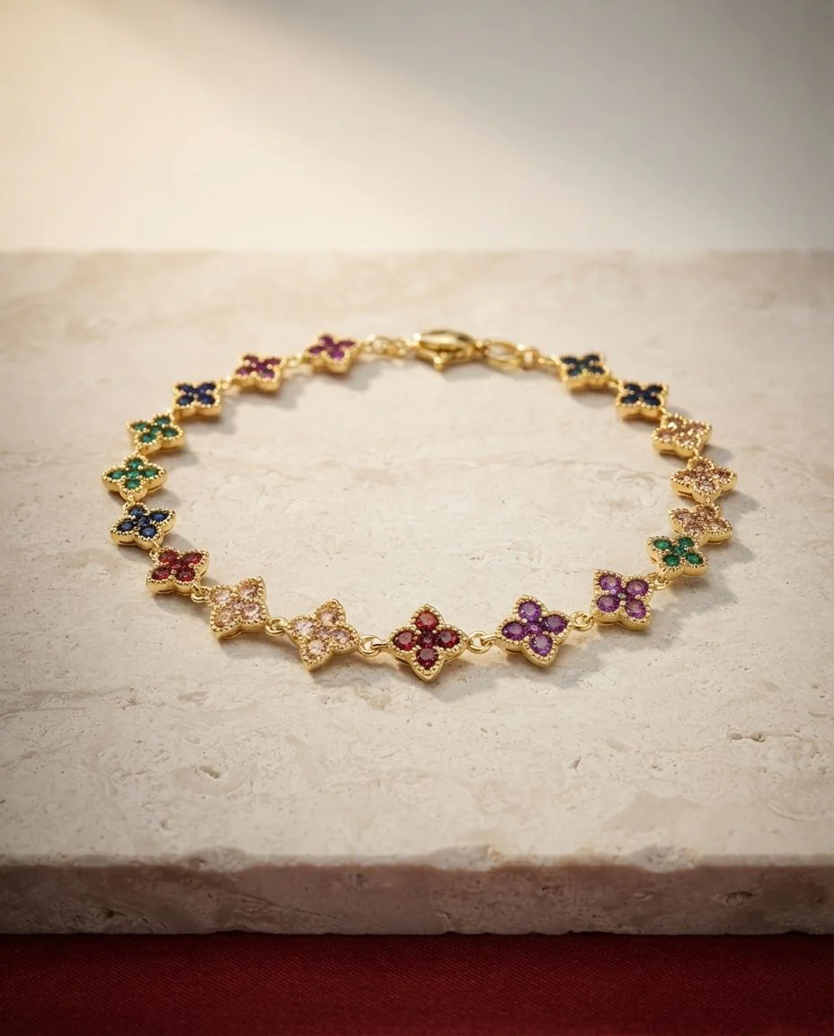 Armband 18 Karat Gelbgold · drapiert
