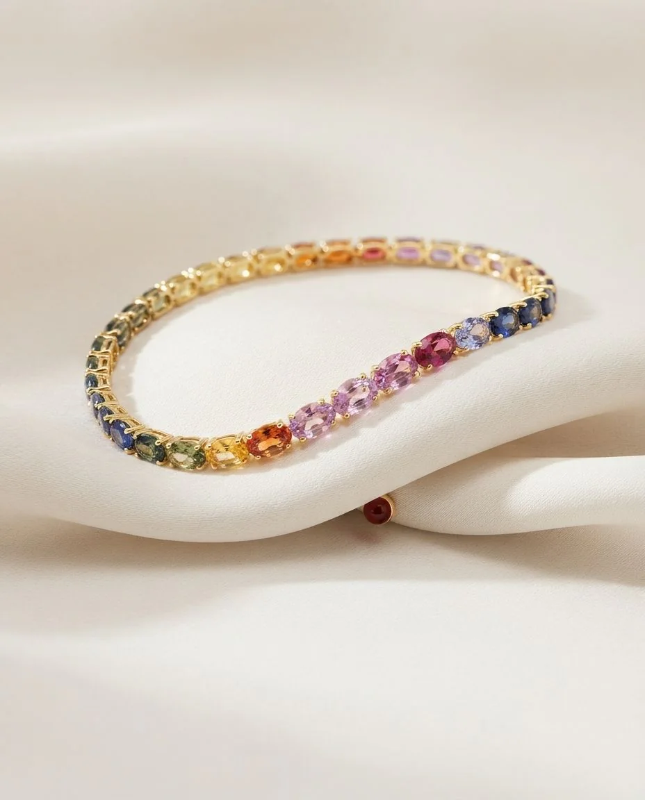 Armband 14 Karat Gelbgold · drapiert