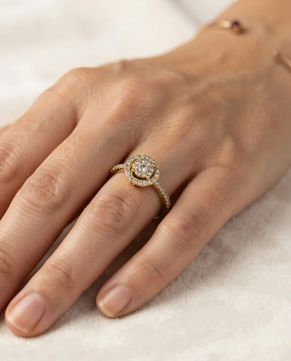 DiamondGroup: Ring 14 kt GG