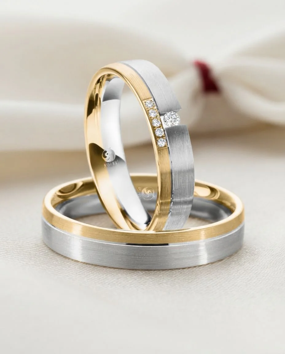 Trauringe · RU-1088-5 · Gelbgold 585/- · drapiert