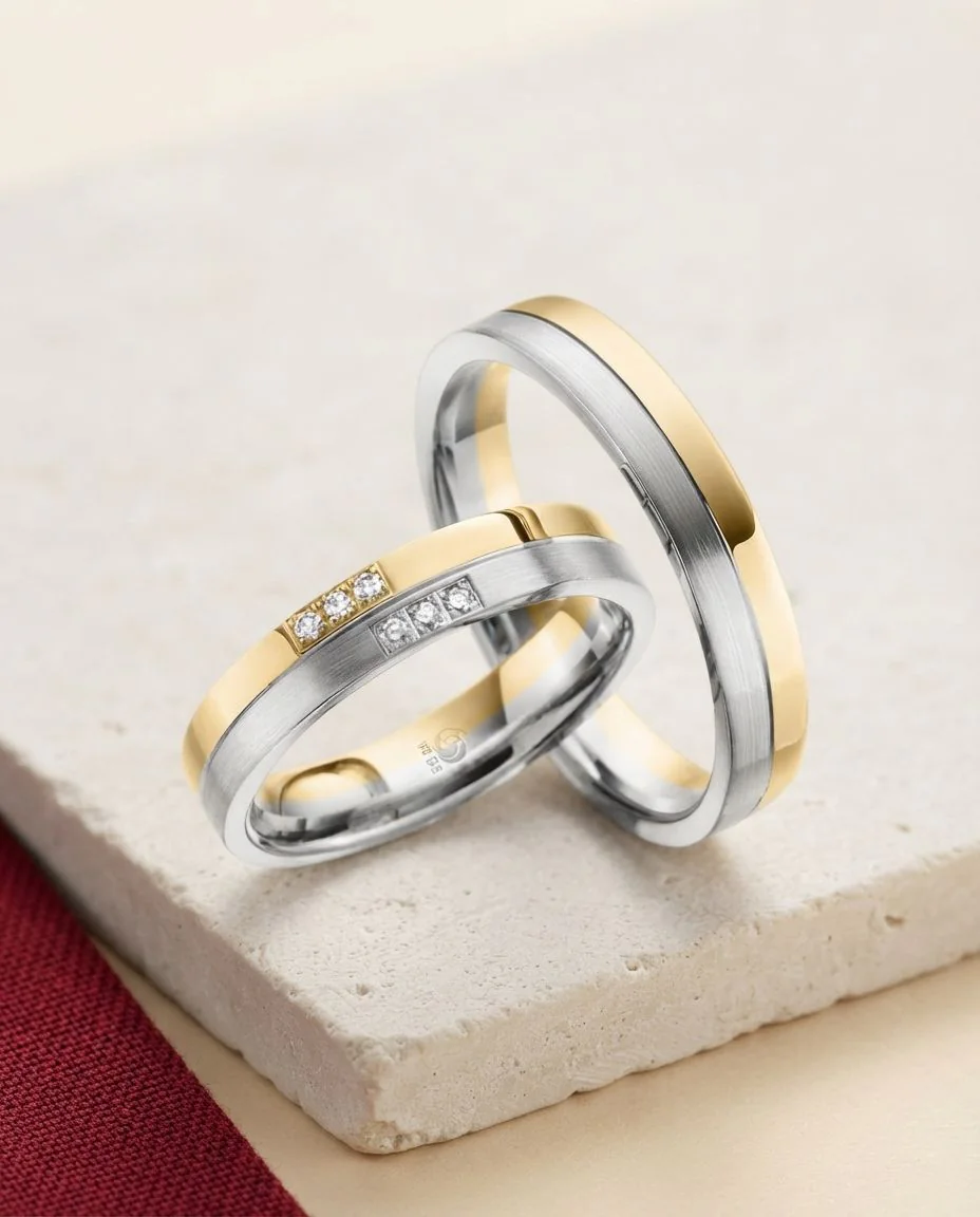 Trauringe · RU-1085-7 · Gelbgold 585/- · drapiert