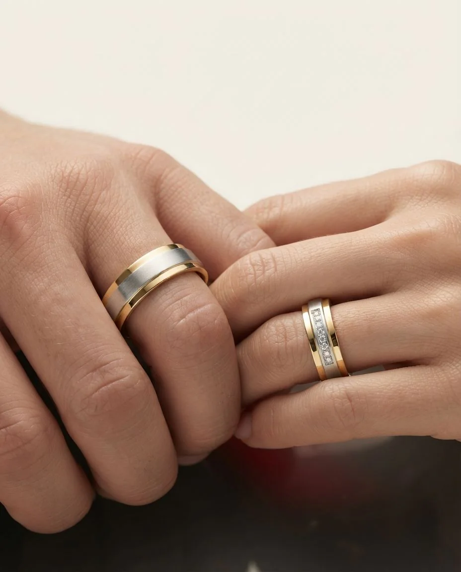 Trauringe · RU-1461-9 · Gelbgold 585/- · getragen
