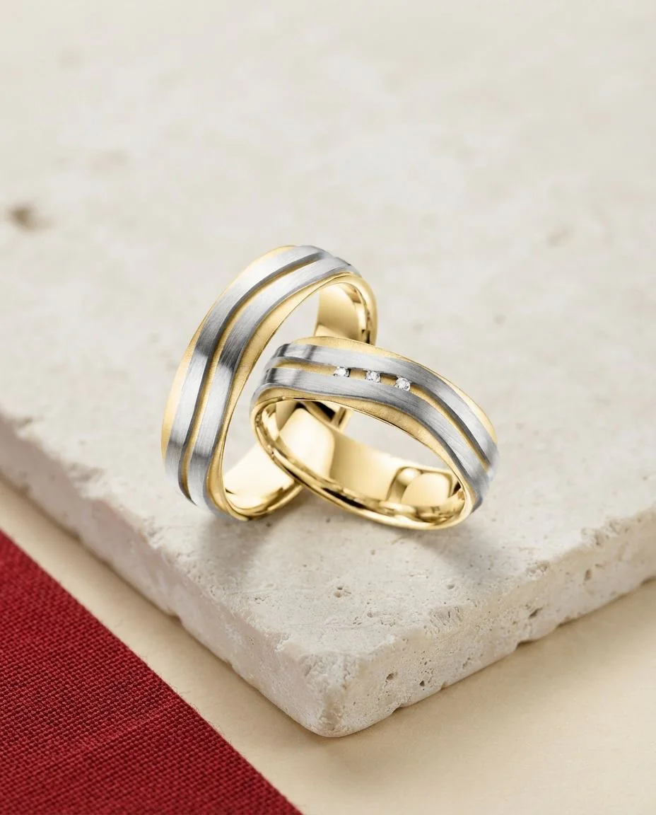 Trauringe · RU-1142-1 · Platin 600/- · drapiert