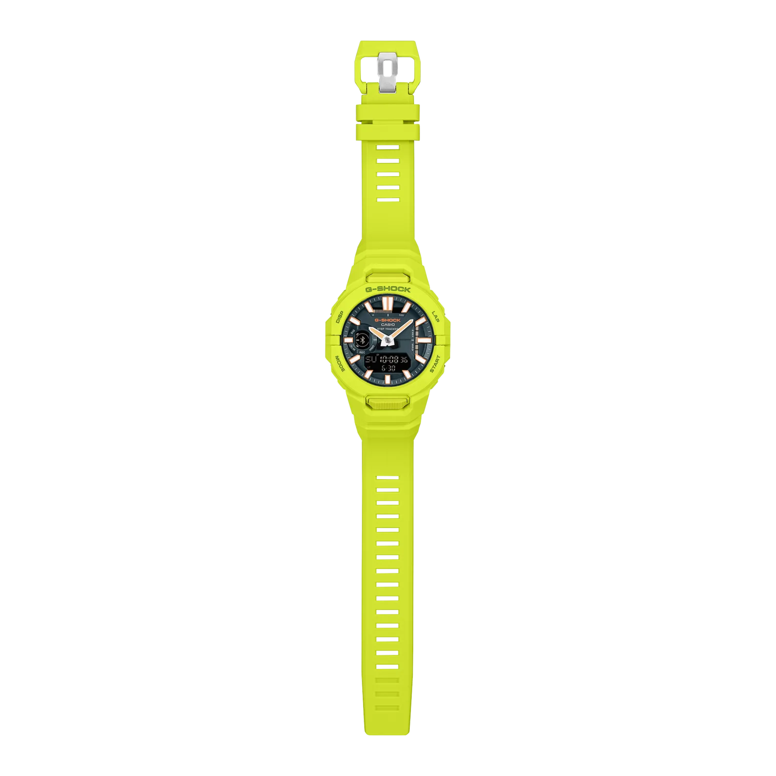 Gesamtansicht der Armbanduhr GBA-950-9A3ER mit länglichen Löchern im Armband