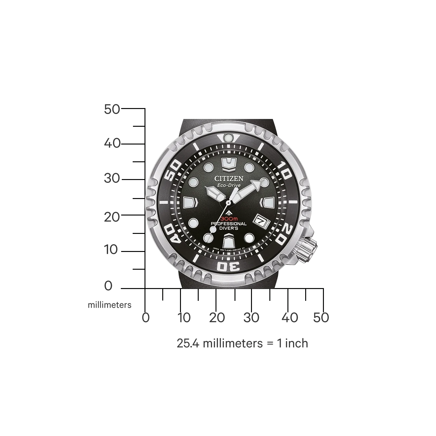 Citizen Prof. Diver 300 BN1024-01E – Ansicht 4