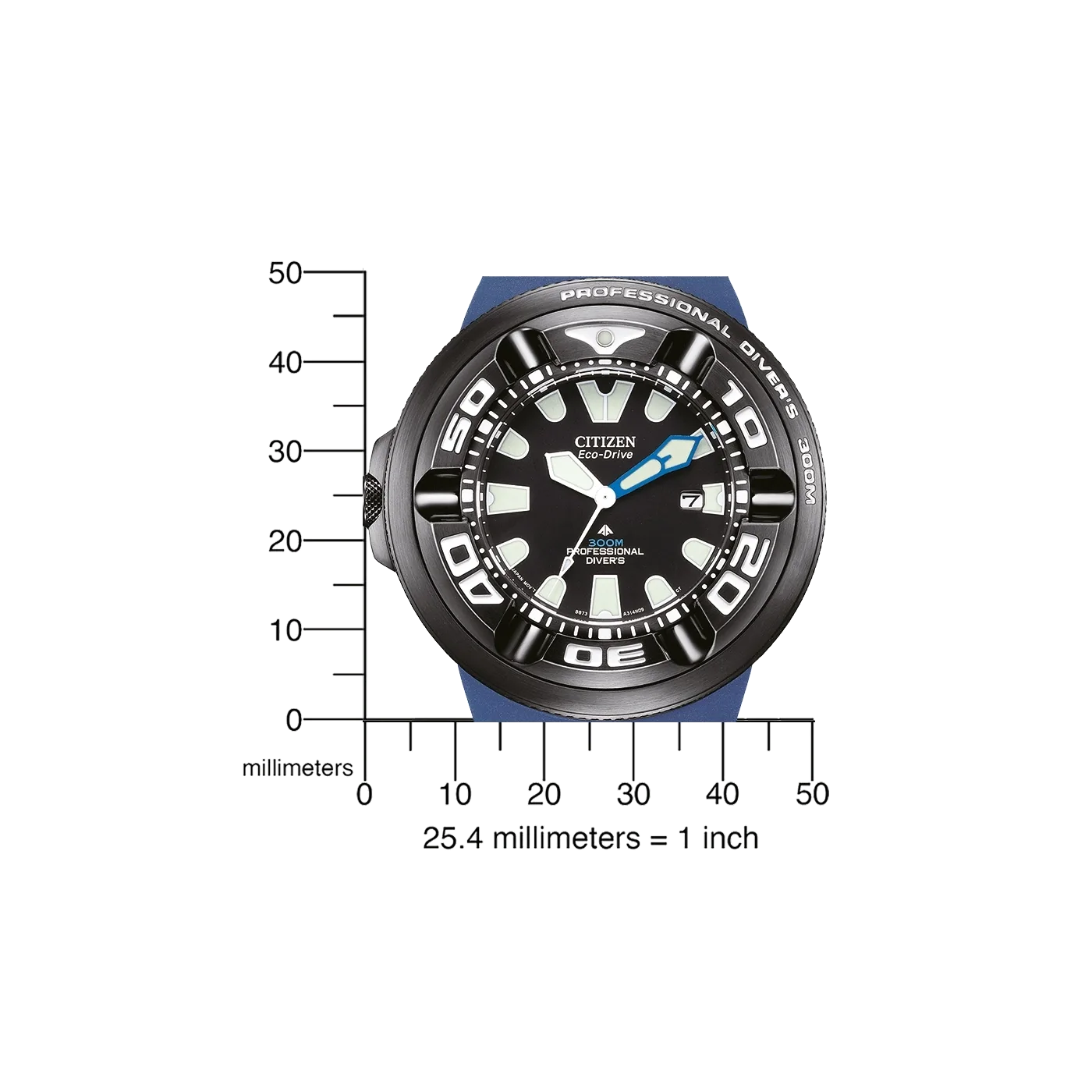 Citizen Promaster Professional Diver 300 BJ8055-04E – Ansicht 4