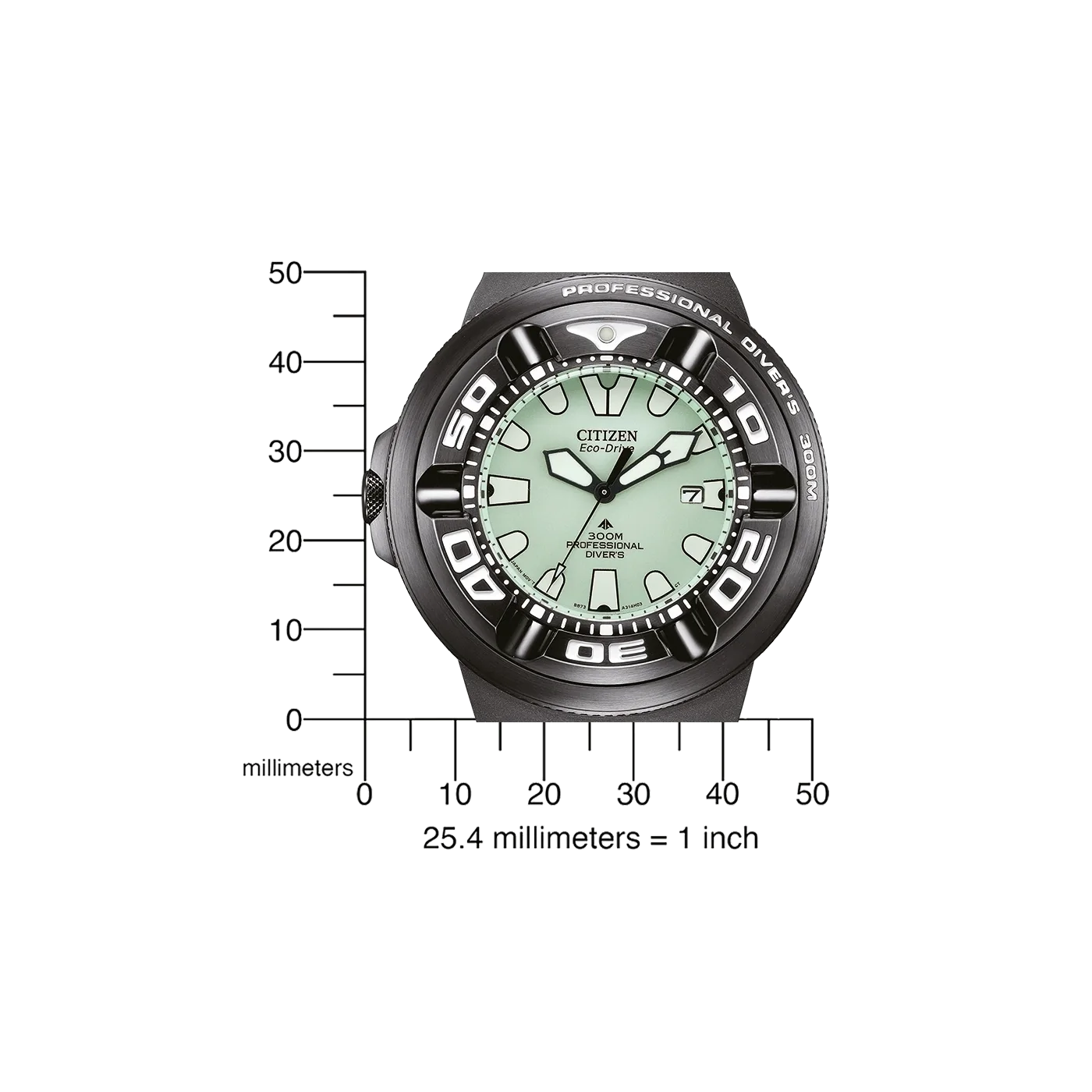 Citizen Promaster Professional Diver 300 BJ8055-04X – Ansicht 4