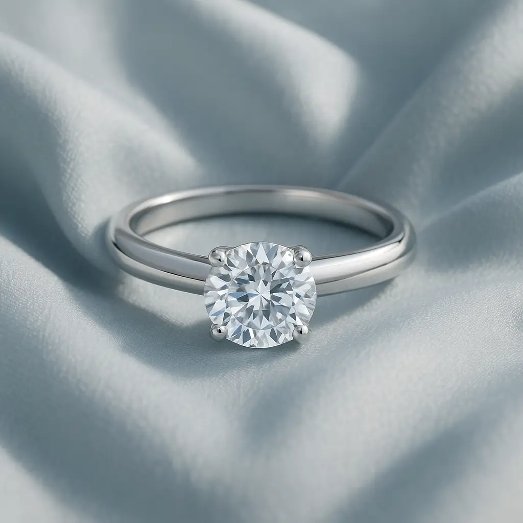 Rubin Verlobungsring 18004 Silber 925