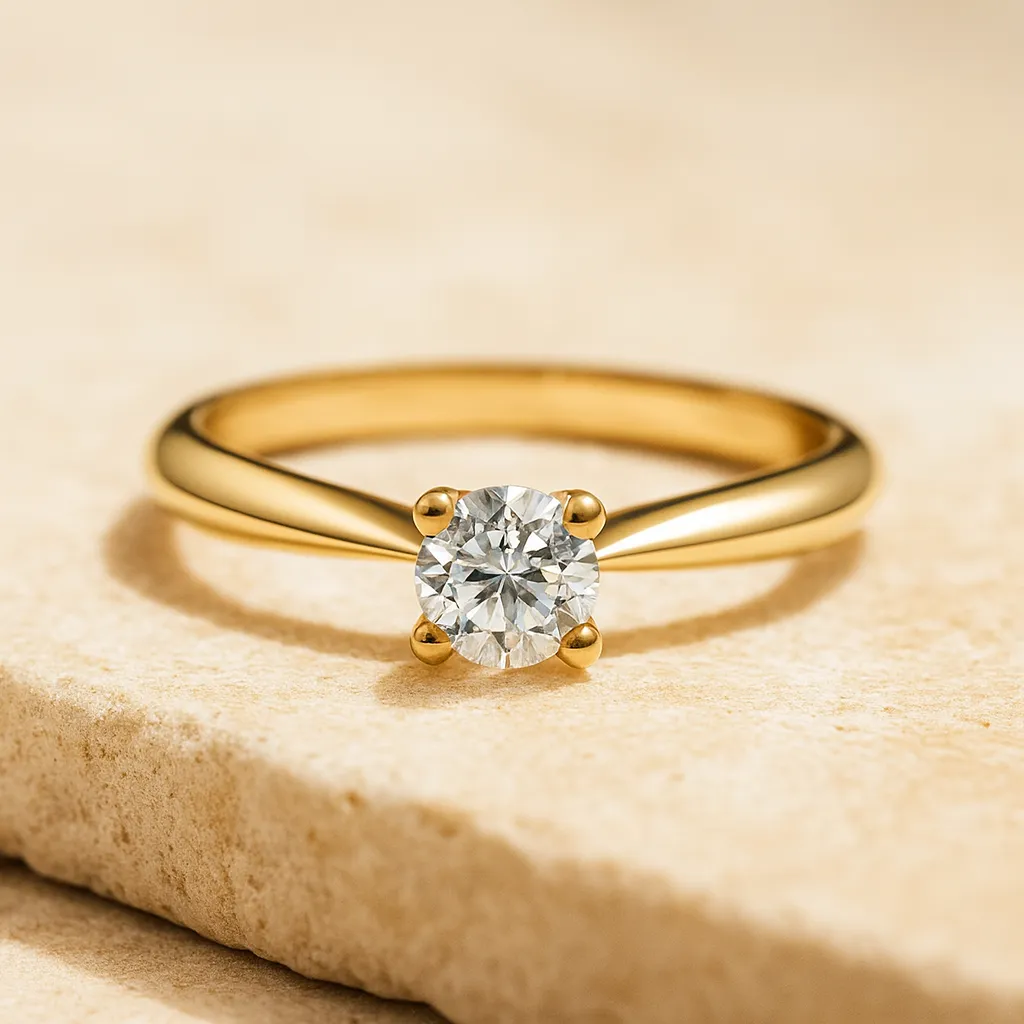 Rubin Verlobungsring 18009 Gelbgold 585