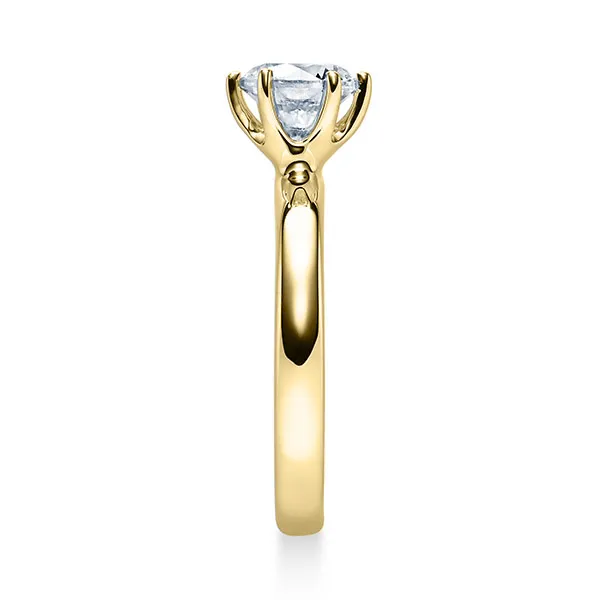 Rubin Verlobungsring 19002 Gelbgold 585