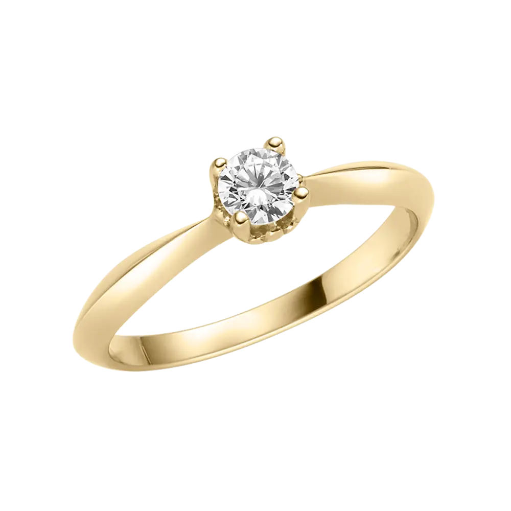 Rubin Verlobungsring 18009 Gelbgold 585