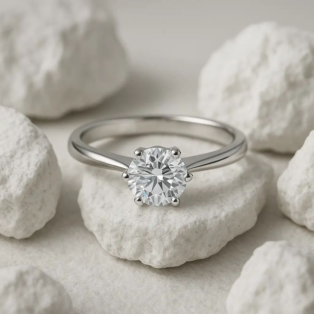 Rubin Verlobungsring 18016 Silber 925