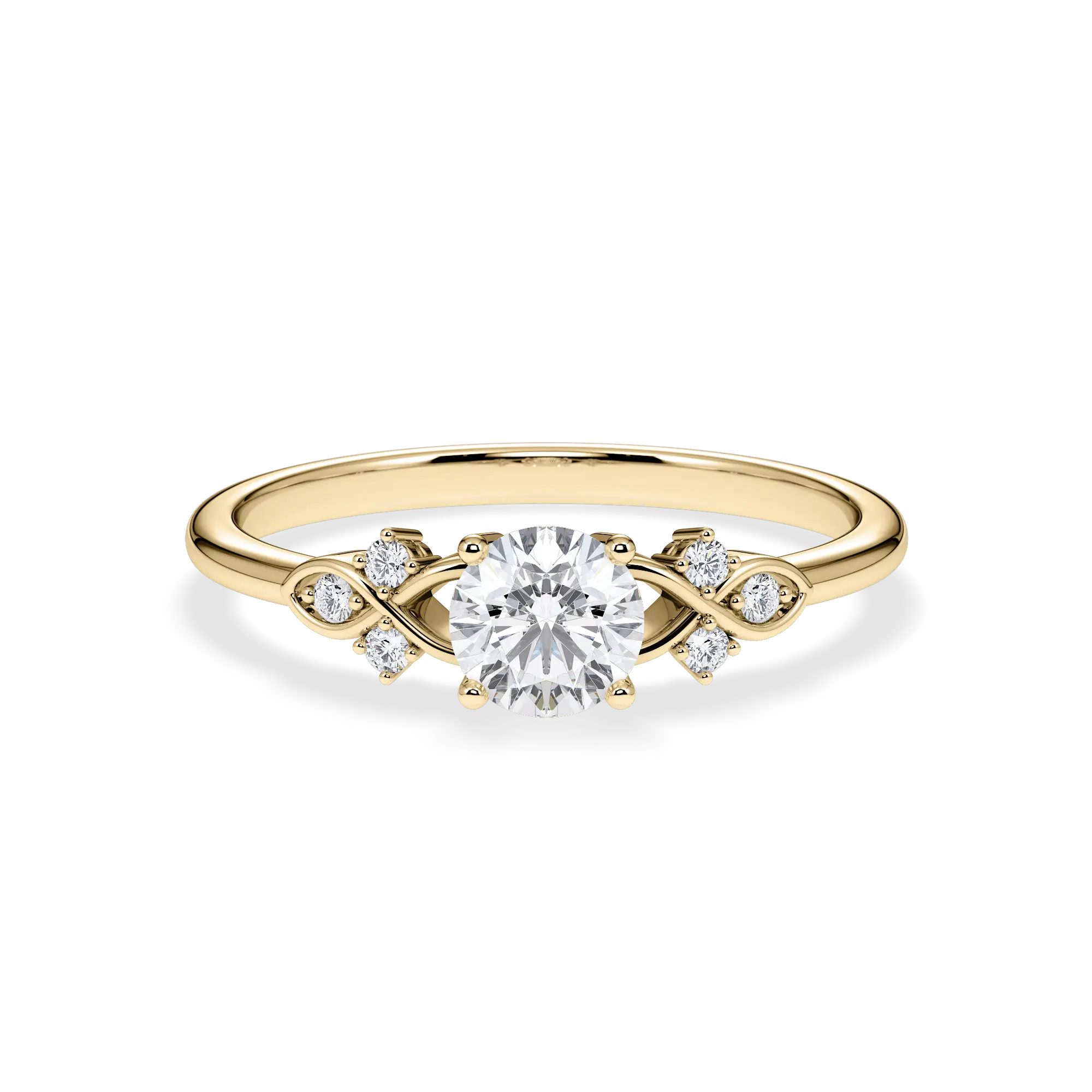 Rubin Verlobungsring HR0754 Gelbgold 585