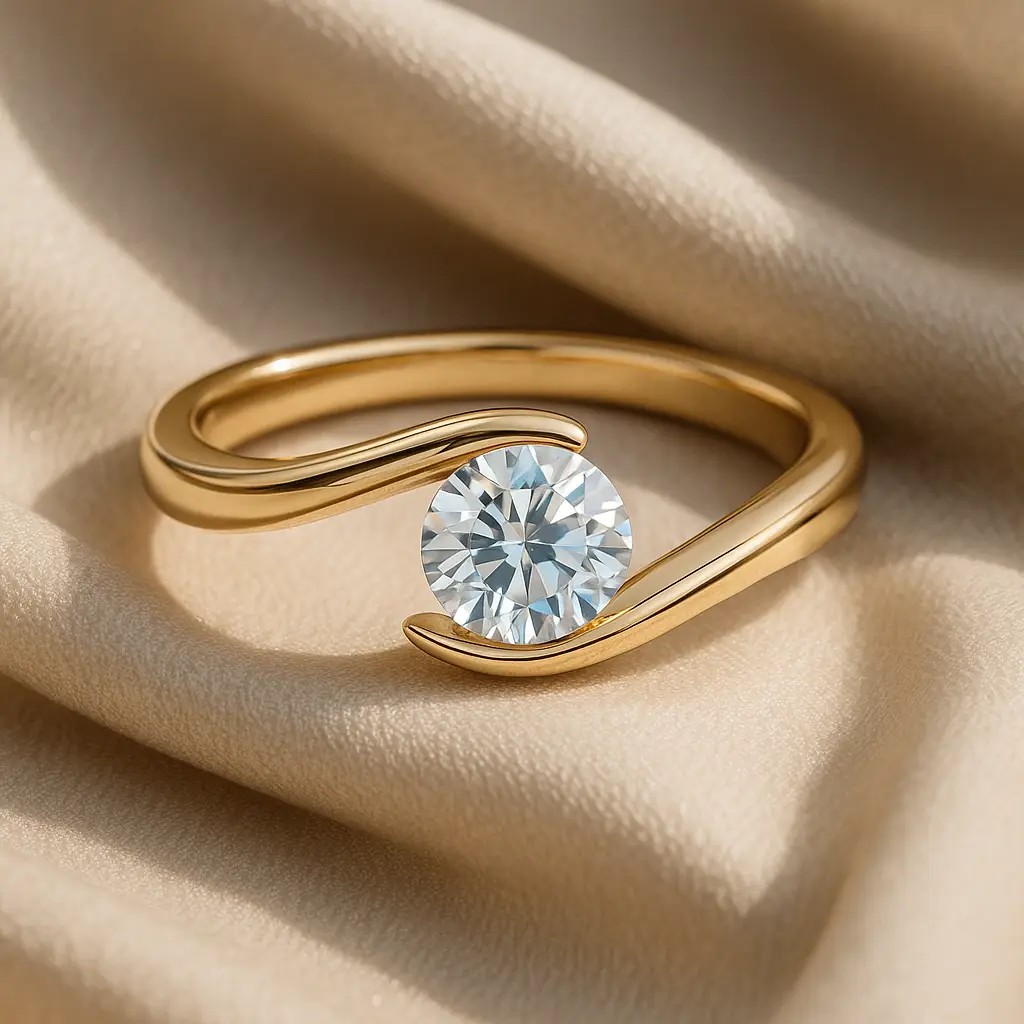 Rubin Verlobungsring 18015 Gelbgold 585