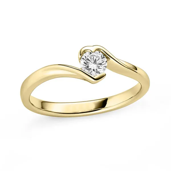 Rubin Verlobungsring 19013 Gelbgold 585