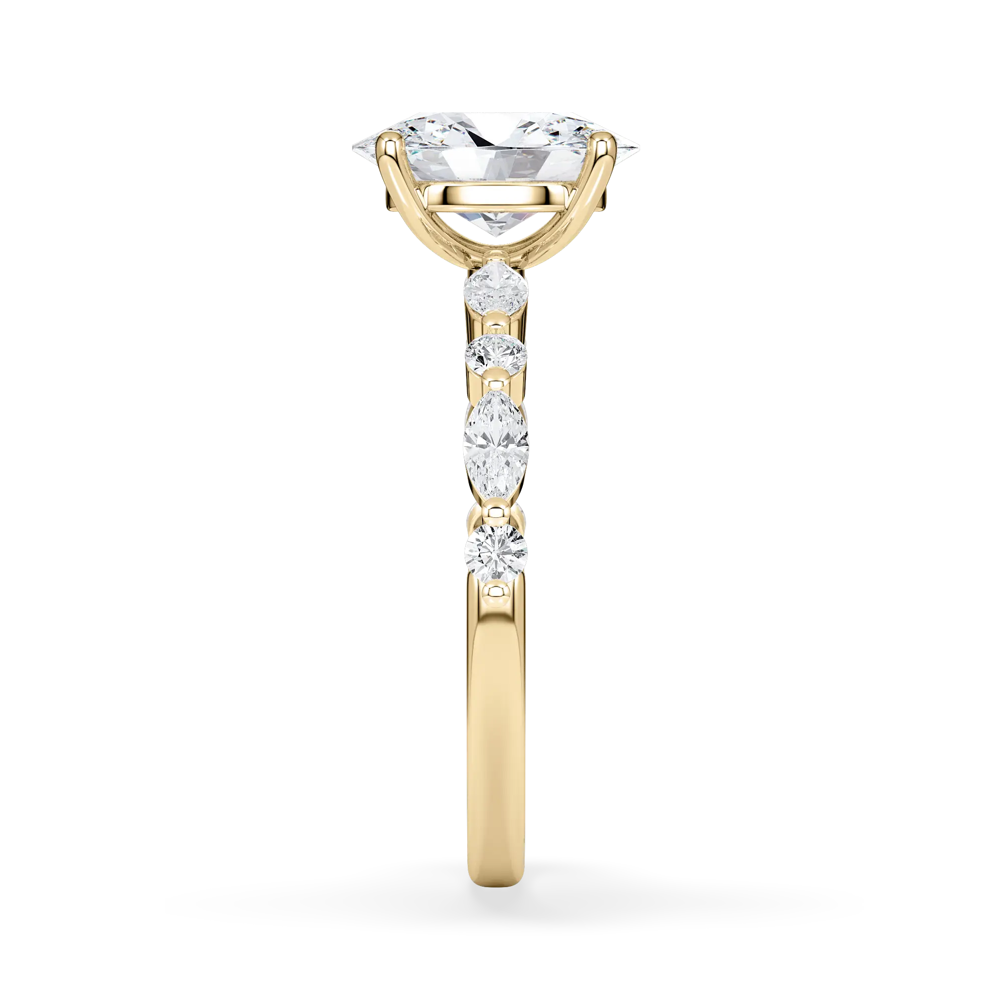 Rubin Verlobungsring HR0752 Gelbgold 585