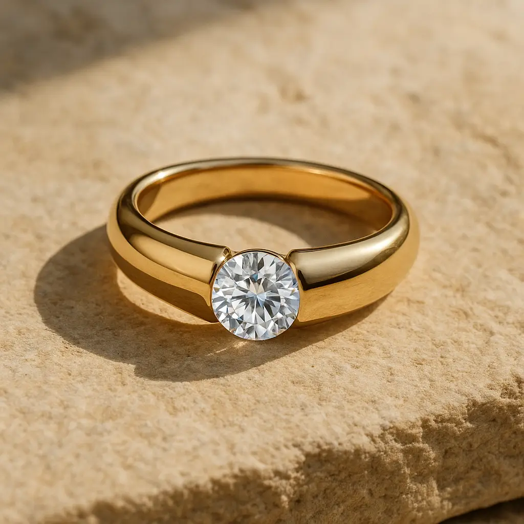 Rubin Verlobungsring 18006 Gelbgold 585