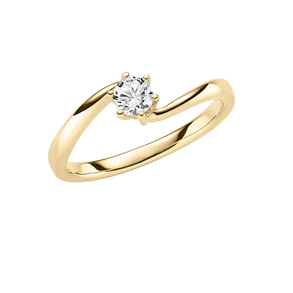 Rubin Verlobungsring 19001 Gelbgold 585