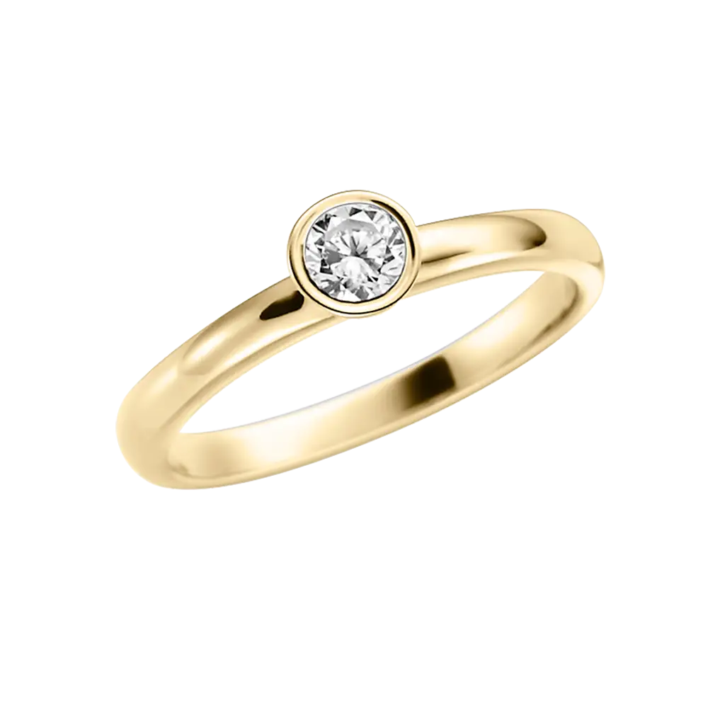 Rubin Verlobungsring 18019 Gelbgold 585
