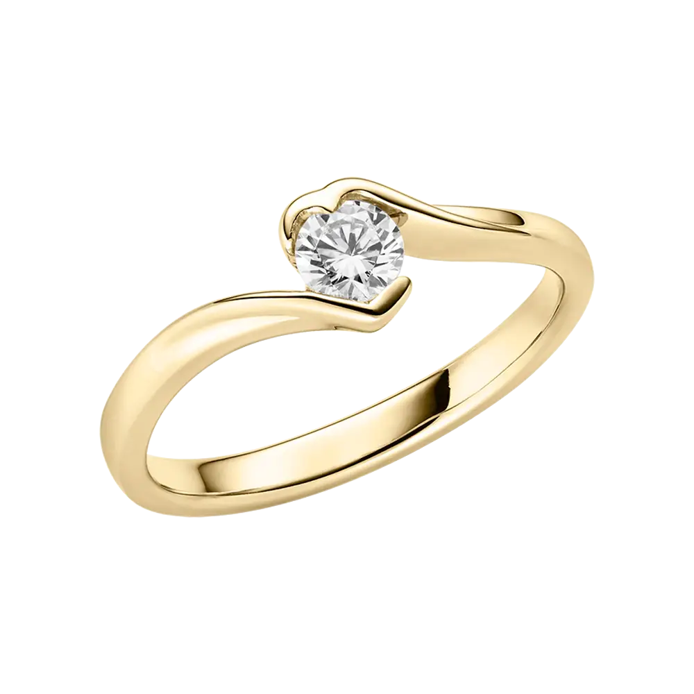 Rubin Verlobungsring 19013 Gelbgold 585