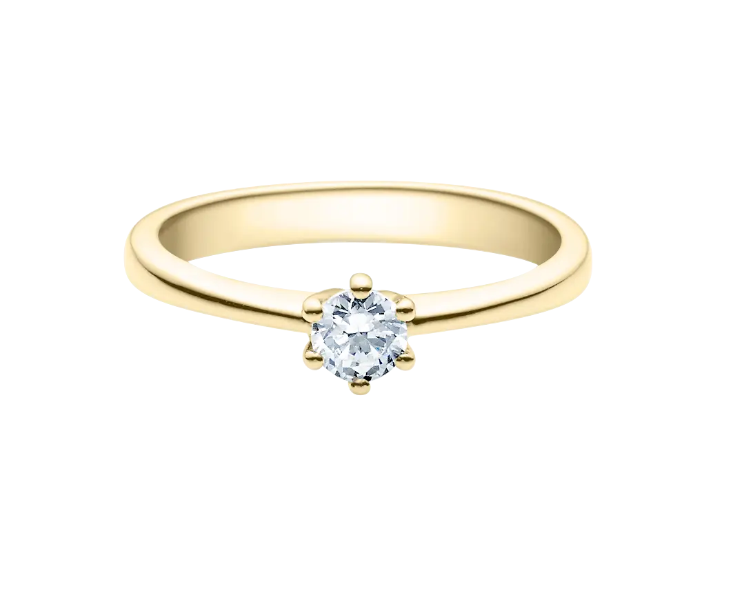 Rubin Verlobungsring 18001 Gelbgold 585