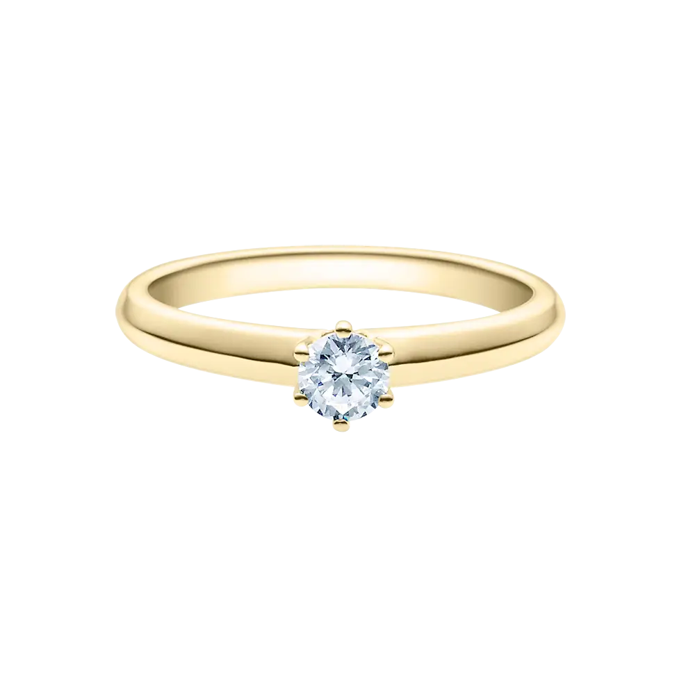 Rubin Verlobungsring 18003 Gelbgold 585