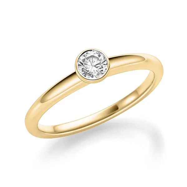 Rubin Verlobungsring 18026 Gelbgold 585